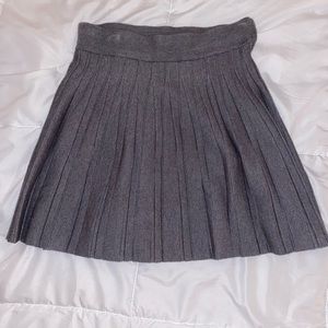 Pleated Mini Skirt